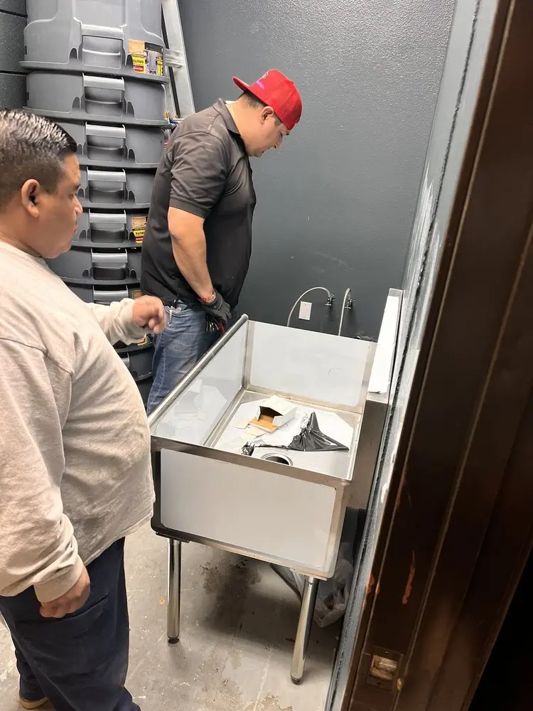 Commercial plumbing and sink installation in Greeneville